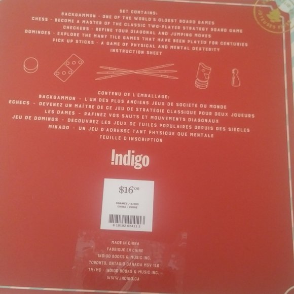 Indigo five in one game gift set - Picture 4 of 5